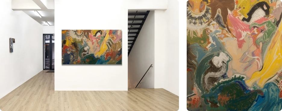 Featured in 2009 at Paris's Magda Danysz Gallery, my artwork, titled 'The Garden of Myth'